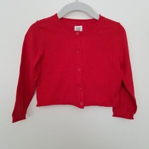 Baby girl red sweater
